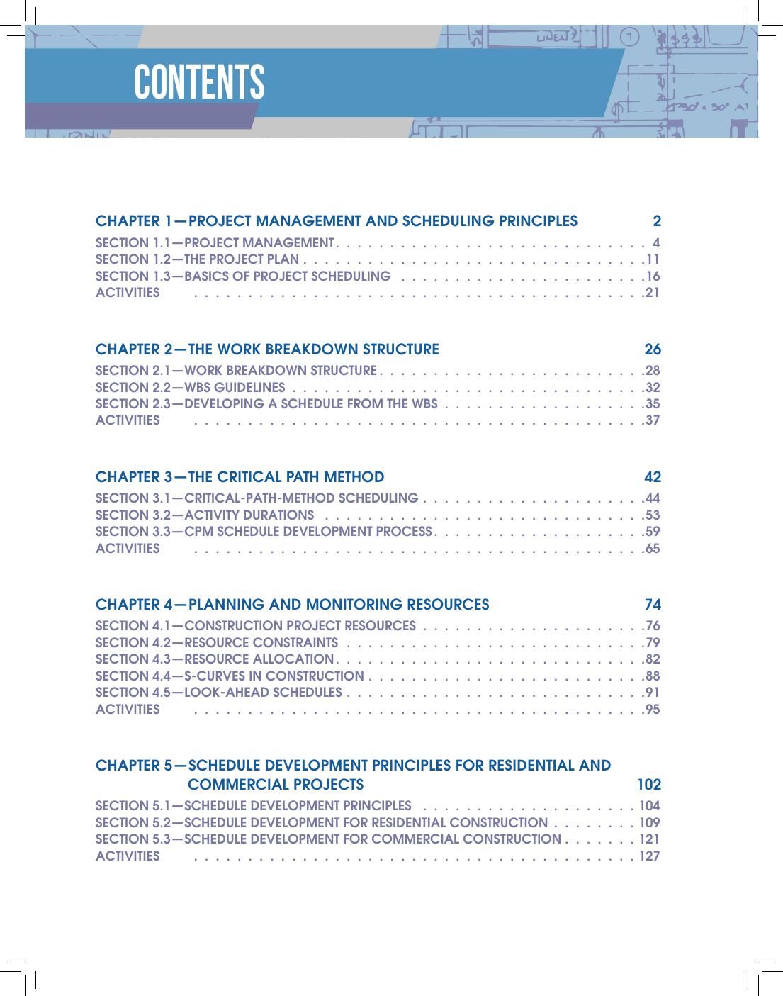 Preview page 5 of Planning, Scheduling, and Control of Construction Projects 1st Edition By Tom Stephenson
