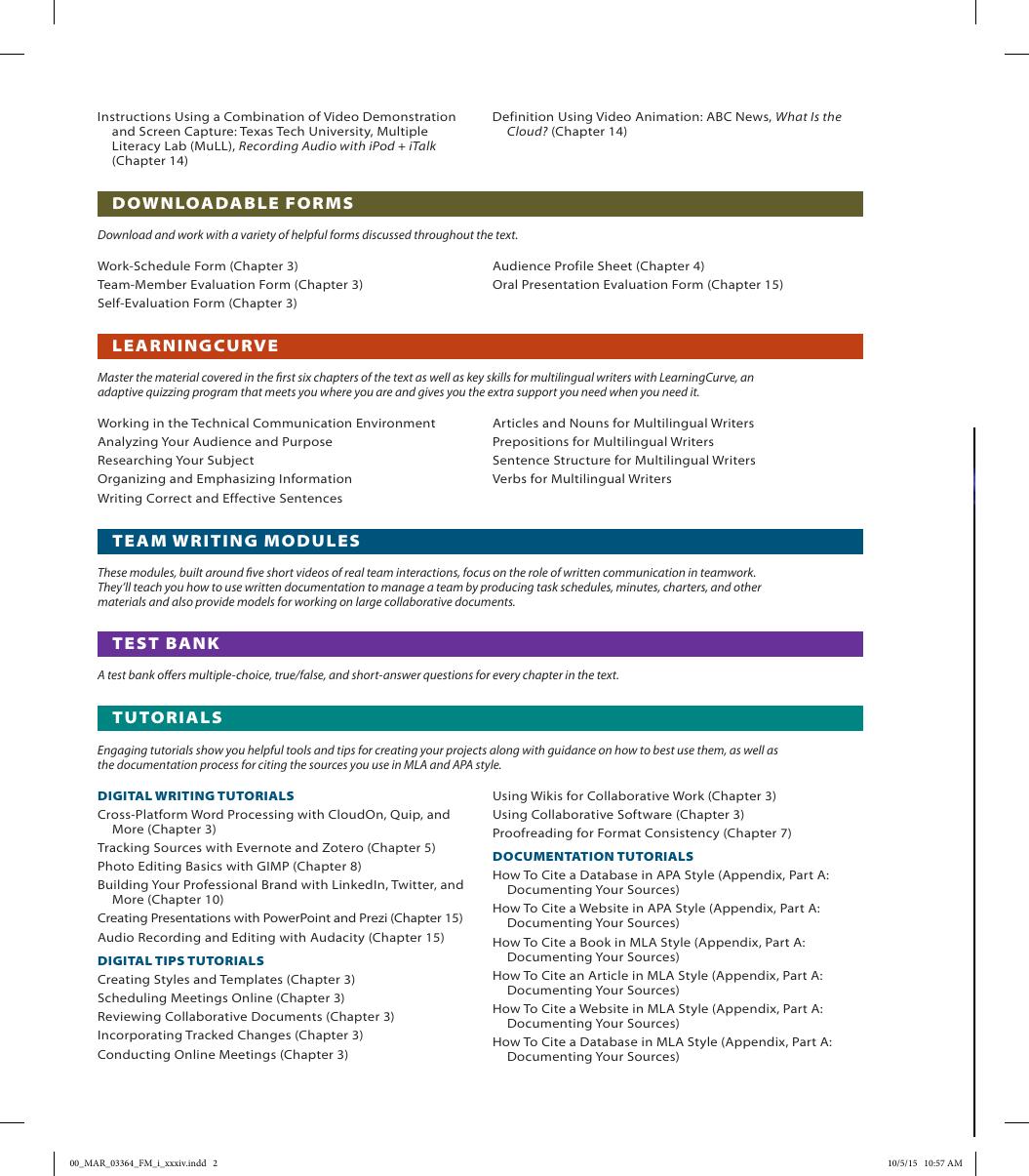 Preview page 4 of Practical Strategies for Technical Communication 2nd Edition By Mike Markel