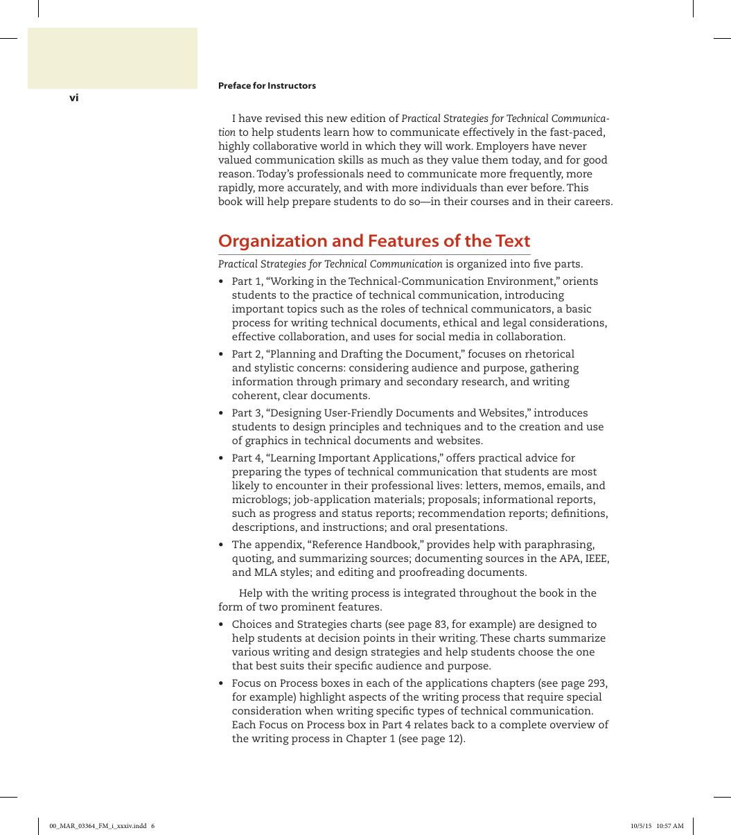 Preview page 8 of Practical Strategies for Technical Communication 2nd Edition By Mike Markel