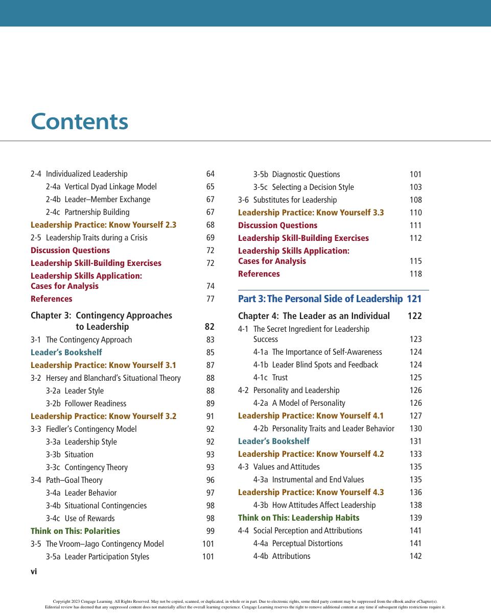 Preview page 8 of The Leadership Experience 8th Edition By Richard Daft eBook PDF
