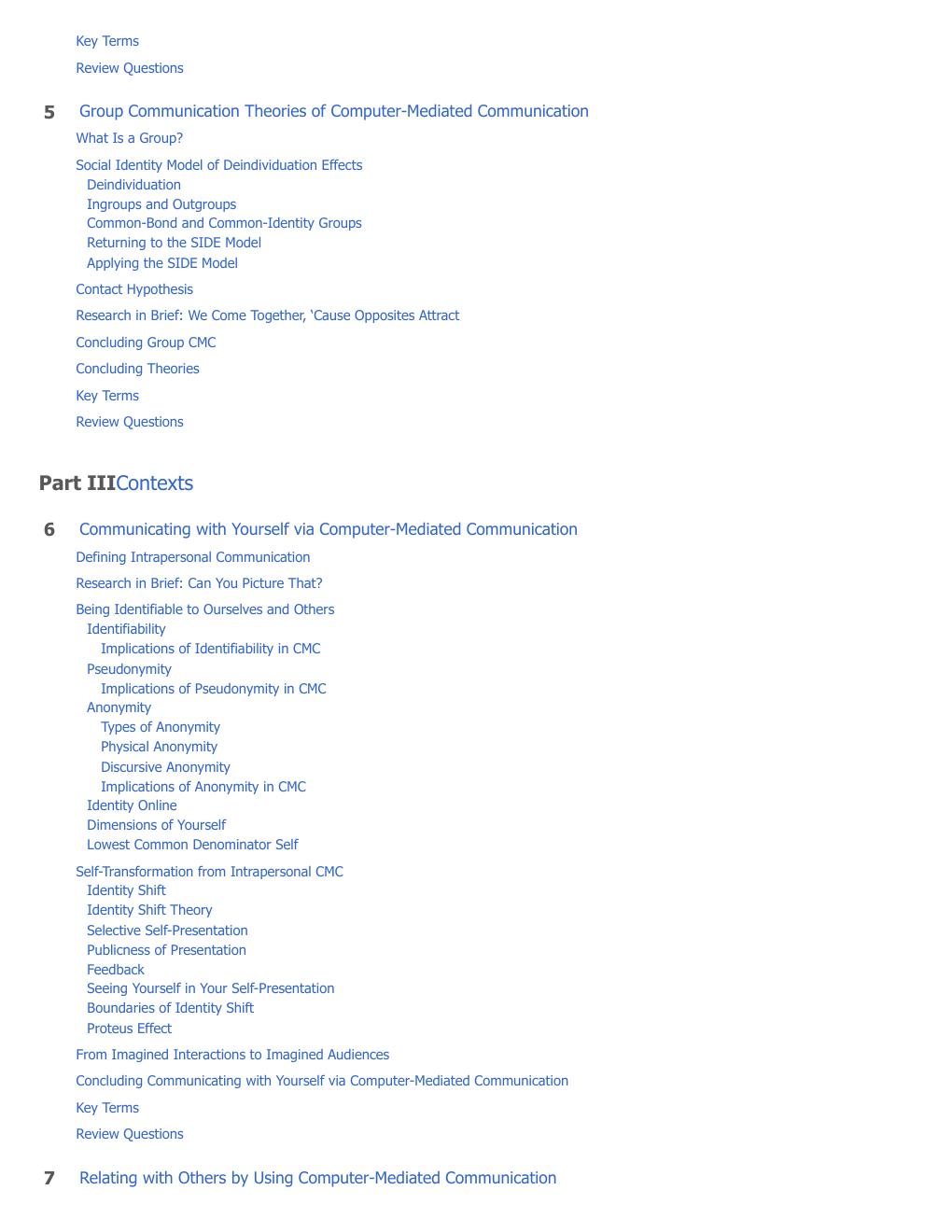 Preview page 7 of EPUB Computer-Mediated Communication A Theoretical and Practical Introduction to Online Human Communication 2nd Edition