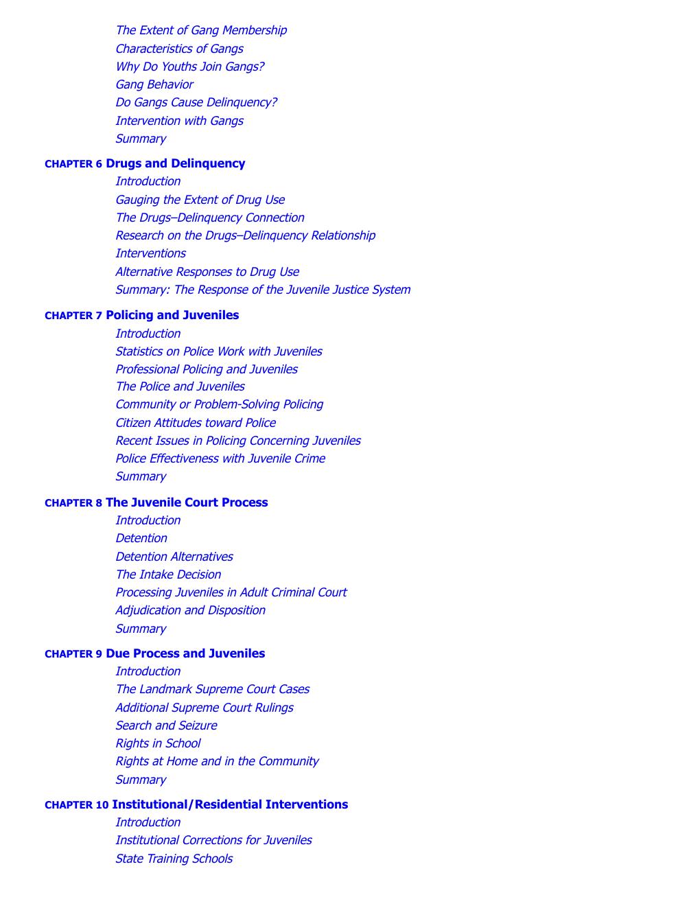 Preview page 8 of EPUB Juvenile Justice An Introduction 10th Edition John Whitehead, Steven Lab