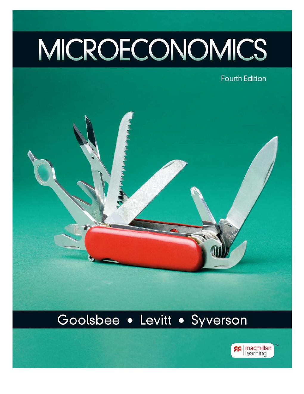 Preview page 5 of EPUB Microeconomics 4th Edition By AUSTAN GOOLSBEE