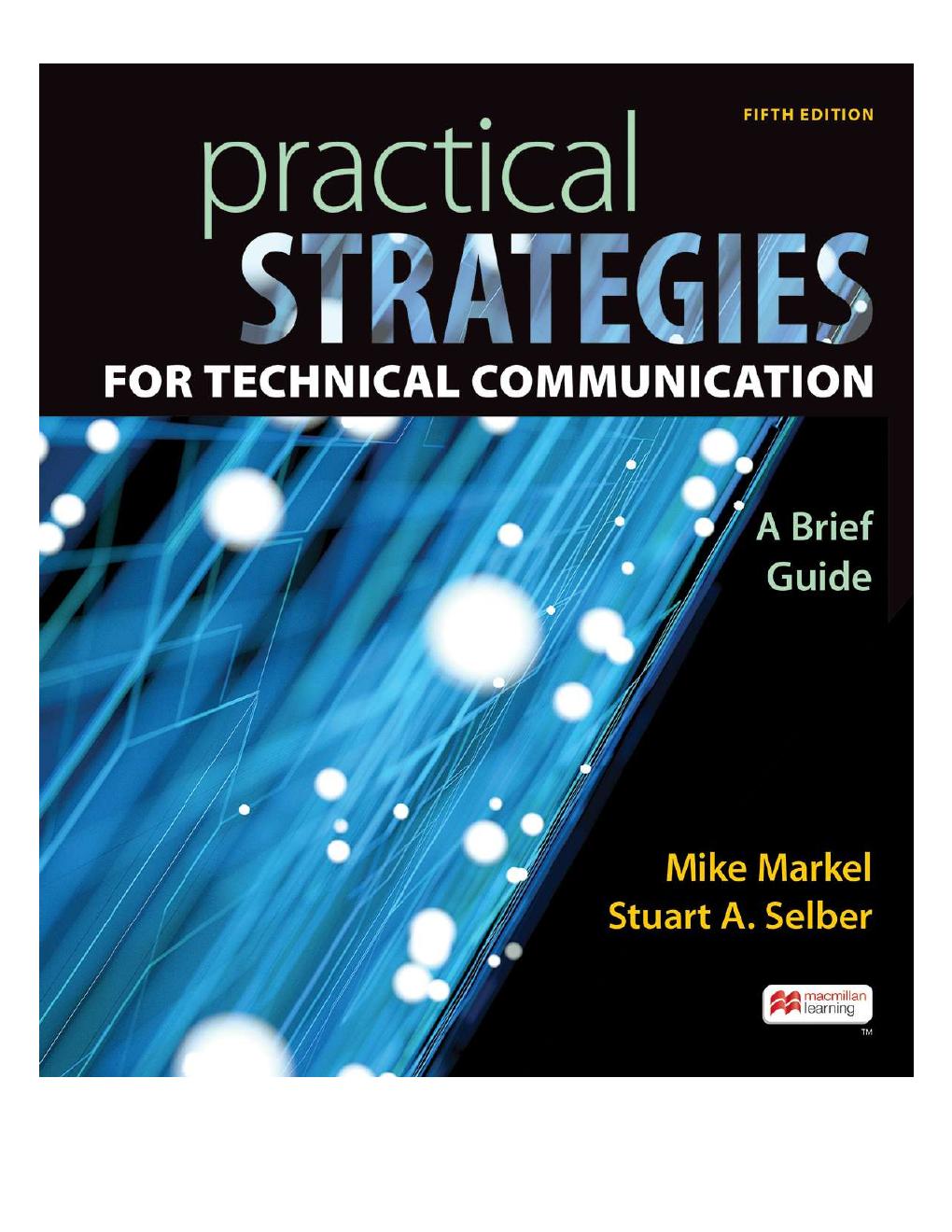 Preview page 2 of EPUB Practical Strategies For Technical Communications 5th Edition By Stuart A. Selber Mike Markel