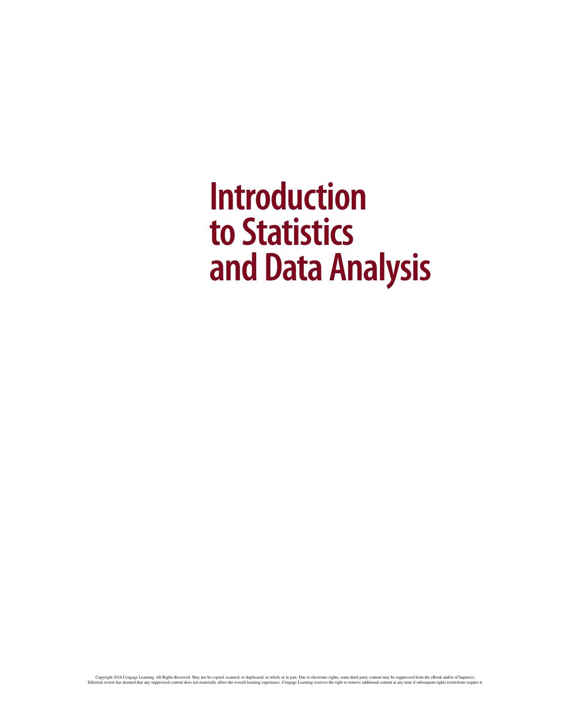 Preview page 2 of Introduction to Statistics and Data Analysis 5th Edition By Roxy Peck, Chris Olsen, Jay L Devore