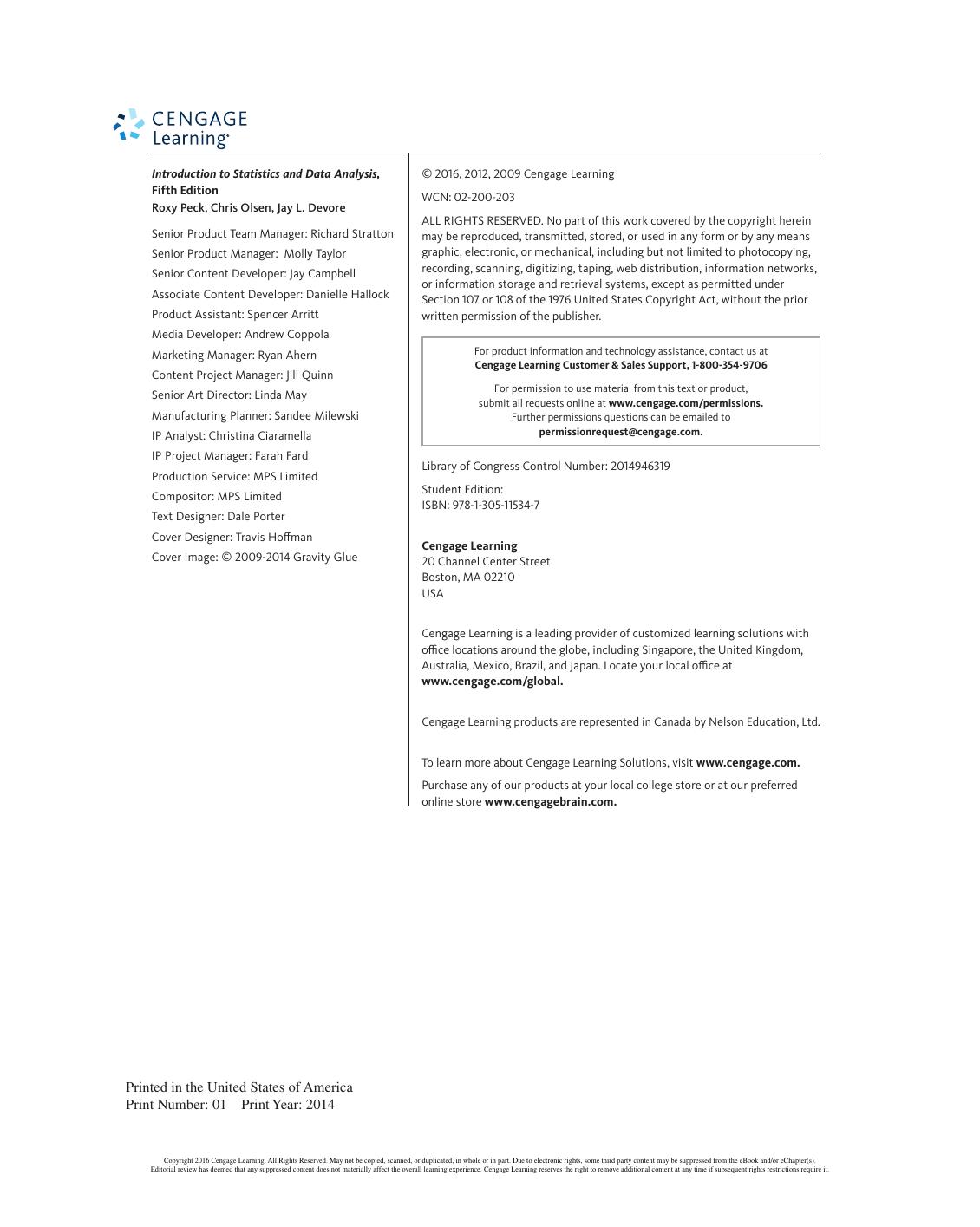 Preview page 6 of Introduction to Statistics and Data Analysis 5th Edition By Roxy Peck, Chris Olsen, Jay L Devore
