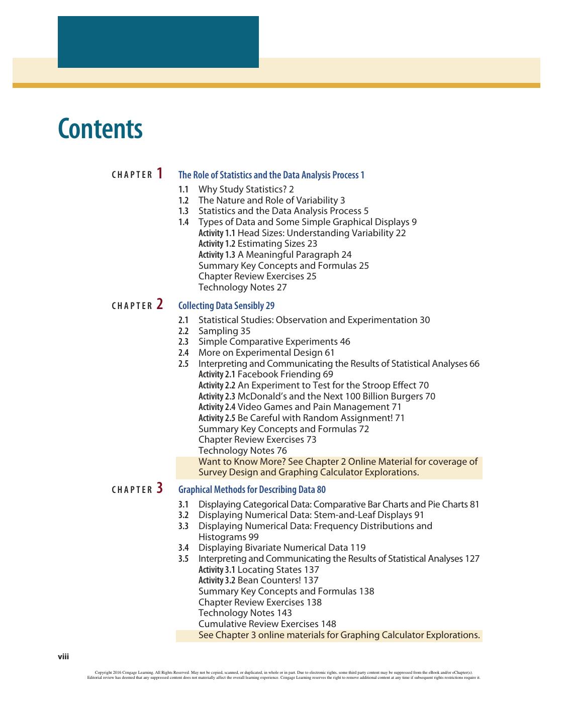 Preview page 10 of Introduction to Statistics and Data Analysis 5th Edition By Roxy Peck, Chris Olsen, Jay L Devore