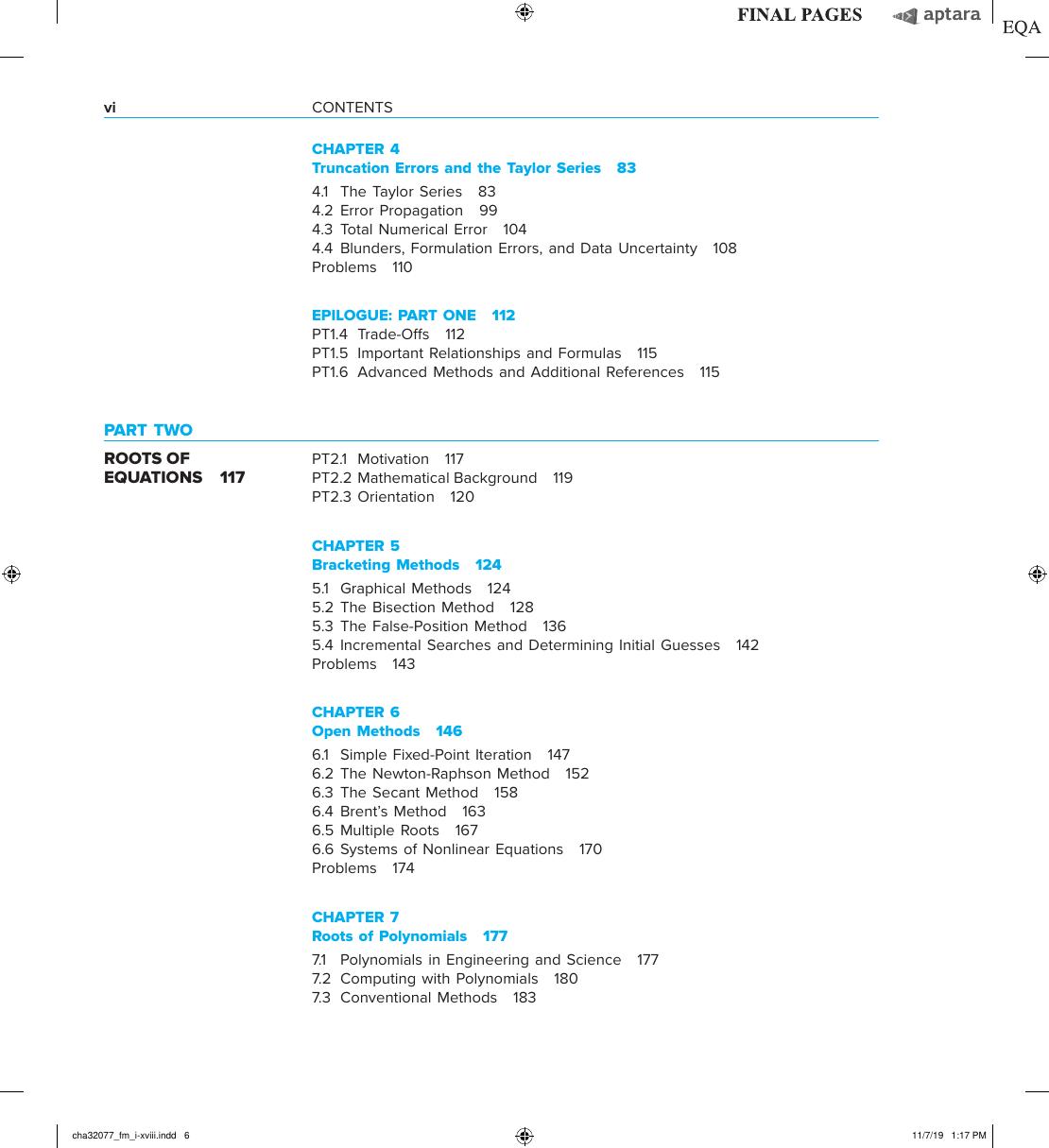 Preview page 7 of Numerical Methods for Engineers 8th Edition By Steven C Chapra; Raymond P Canale
