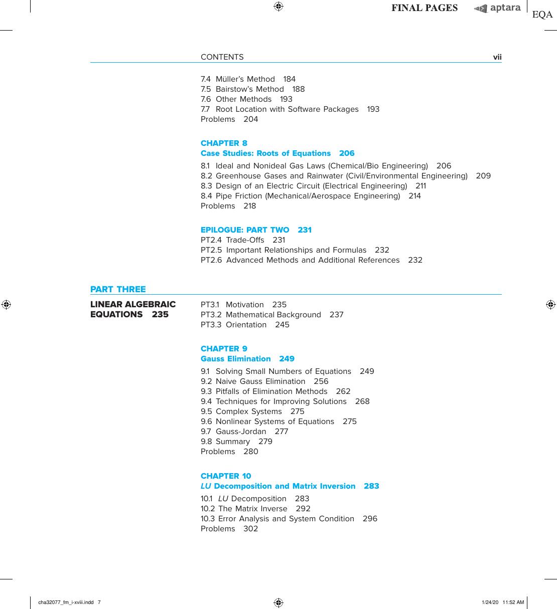 Preview page 8 of Numerical Methods for Engineers 8th Edition By Steven C Chapra; Raymond P Canale