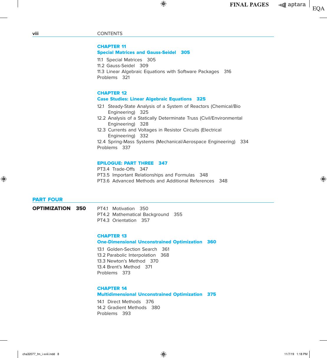 Preview page 9 of Numerical Methods for Engineers 8th Edition By Steven C Chapra; Raymond P Canale