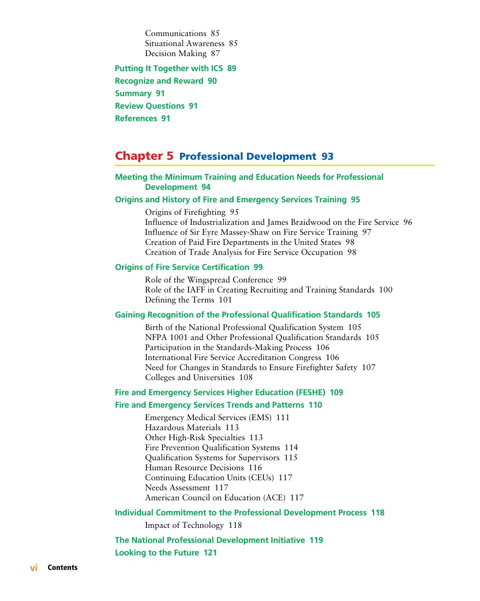 Preview page 7 of Fire and Emergency Services Safety & Survival 2nd Edition By Travis Ford