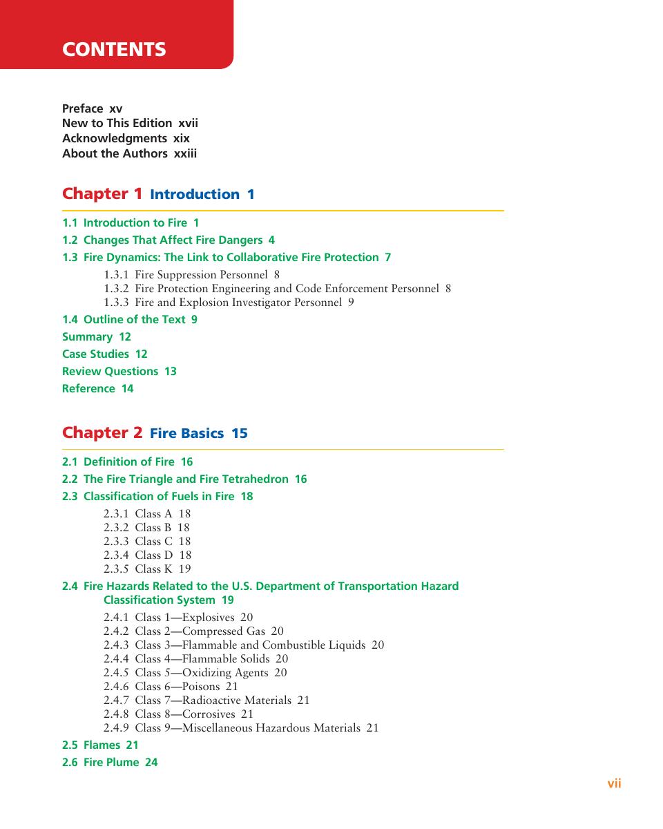 Preview page 8 of Fire Dynamics 2nd Edition By Gregory Gorbett, James Pharr, Scott Rockwell