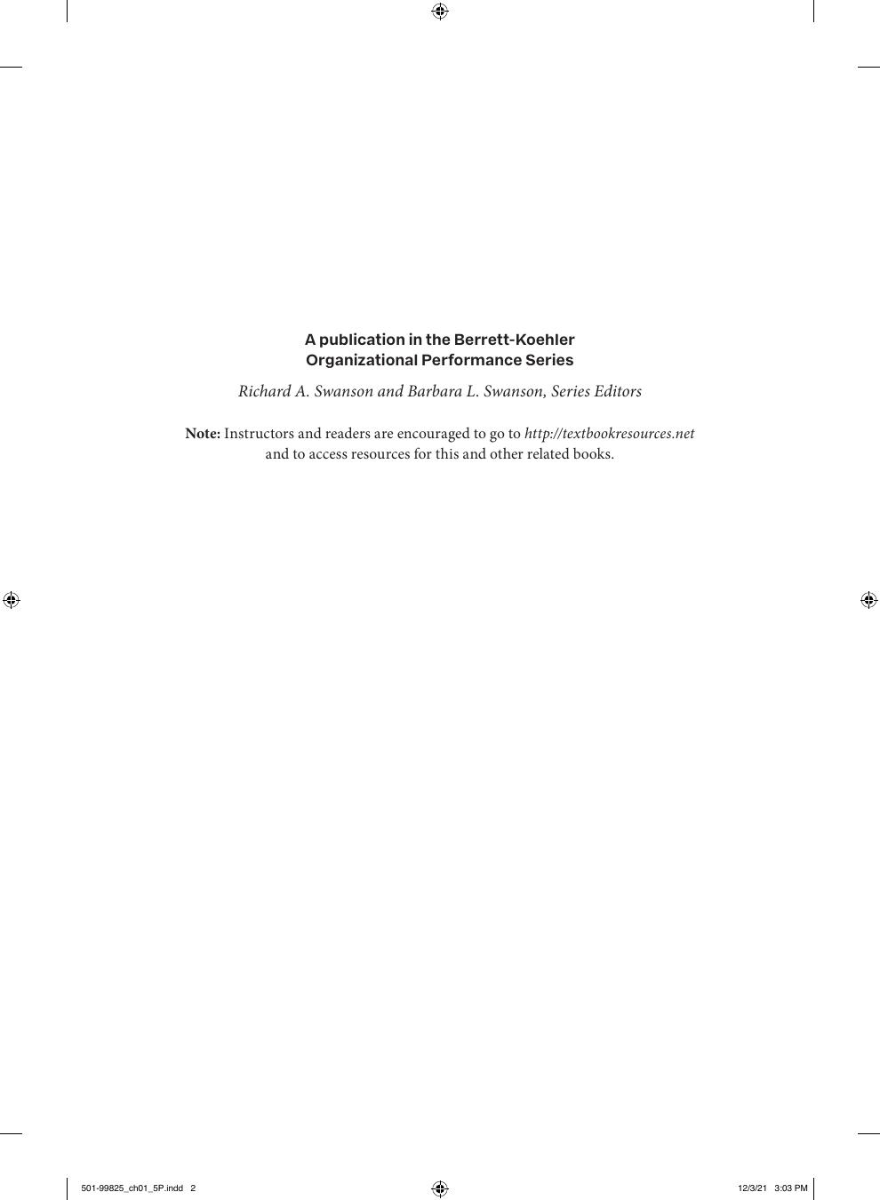 Preview page 3 of Foundations of Human Resource Development 3rd Edition By Richard A. Swanson