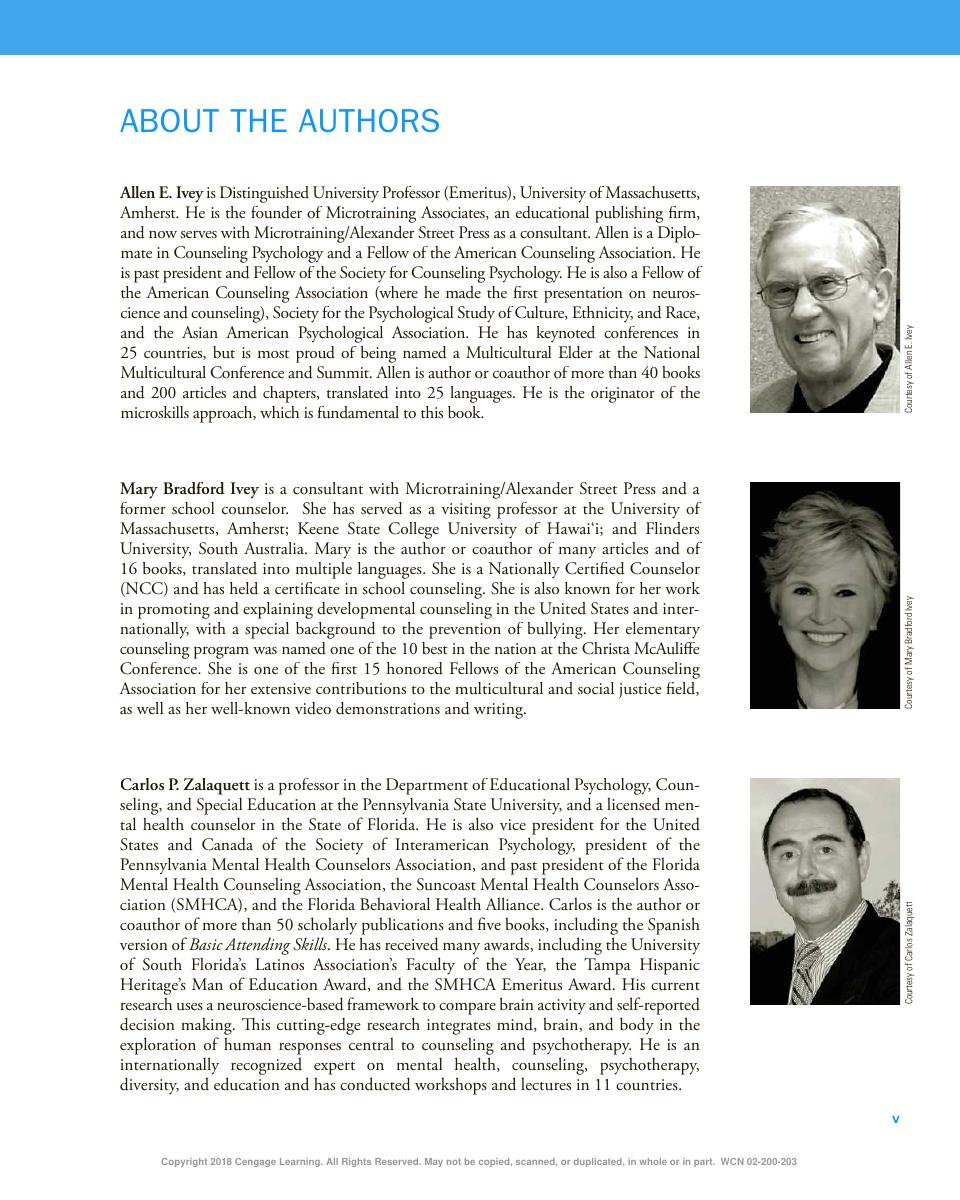 Preview page 6 of Intentional Interviewing and Counseling Facilitating Client Development in a Multicultural Society 9th Edition By Allen