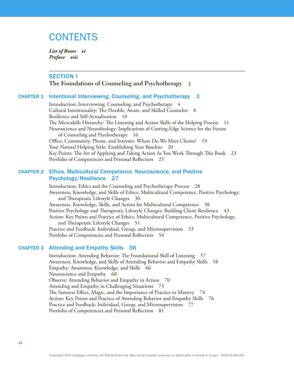 Preview page 7 of Intentional Interviewing and Counseling Facilitating Client Development in a Multicultural Society 9th Edition By Allen