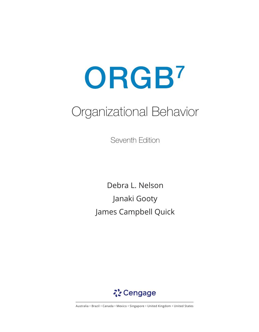 Preview page 2 of ORGB 7th Edition By Debra Nelson