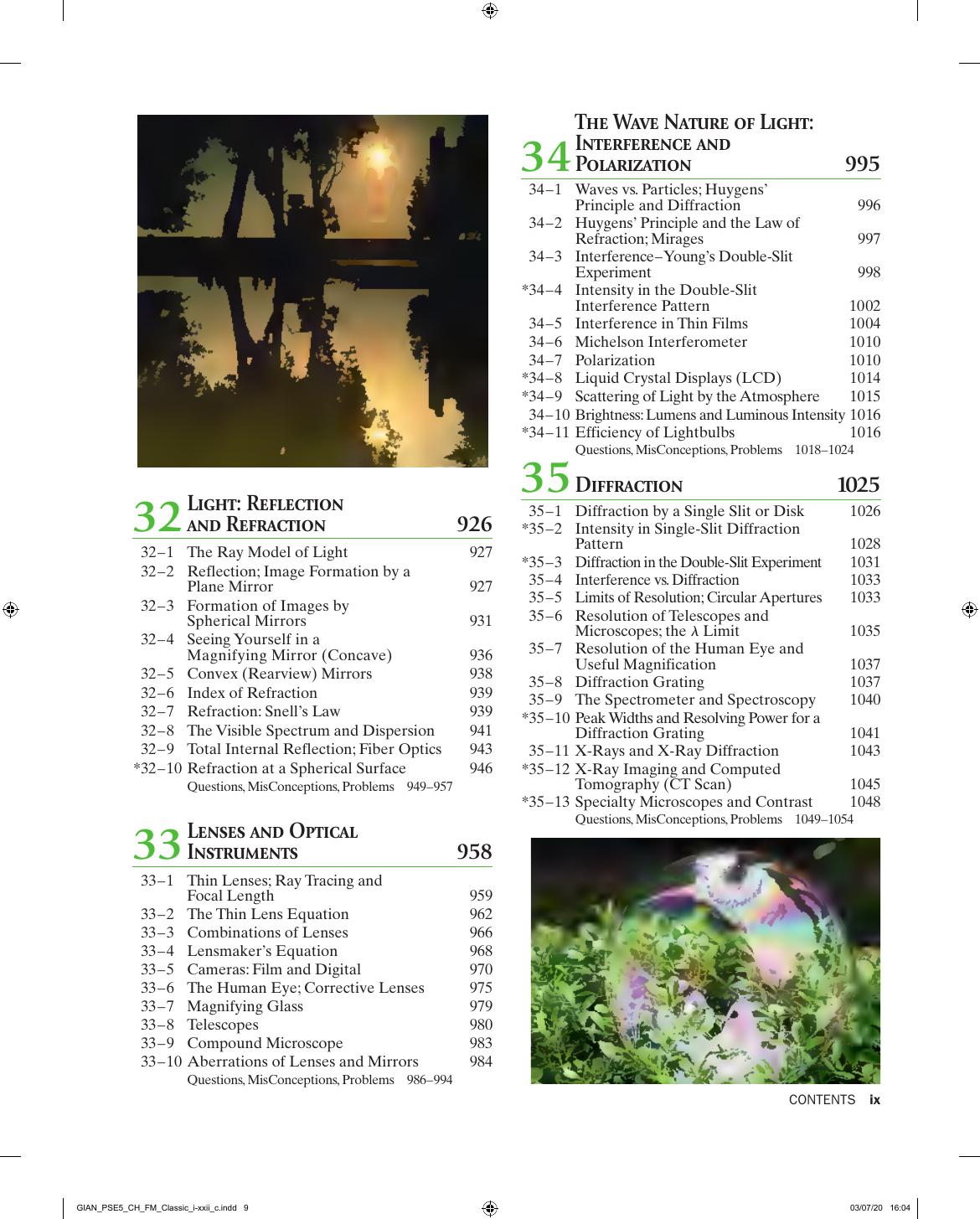 Preview page 10 of Physics for Scientists & Engineers 5th Edition By Douglas Giancoli