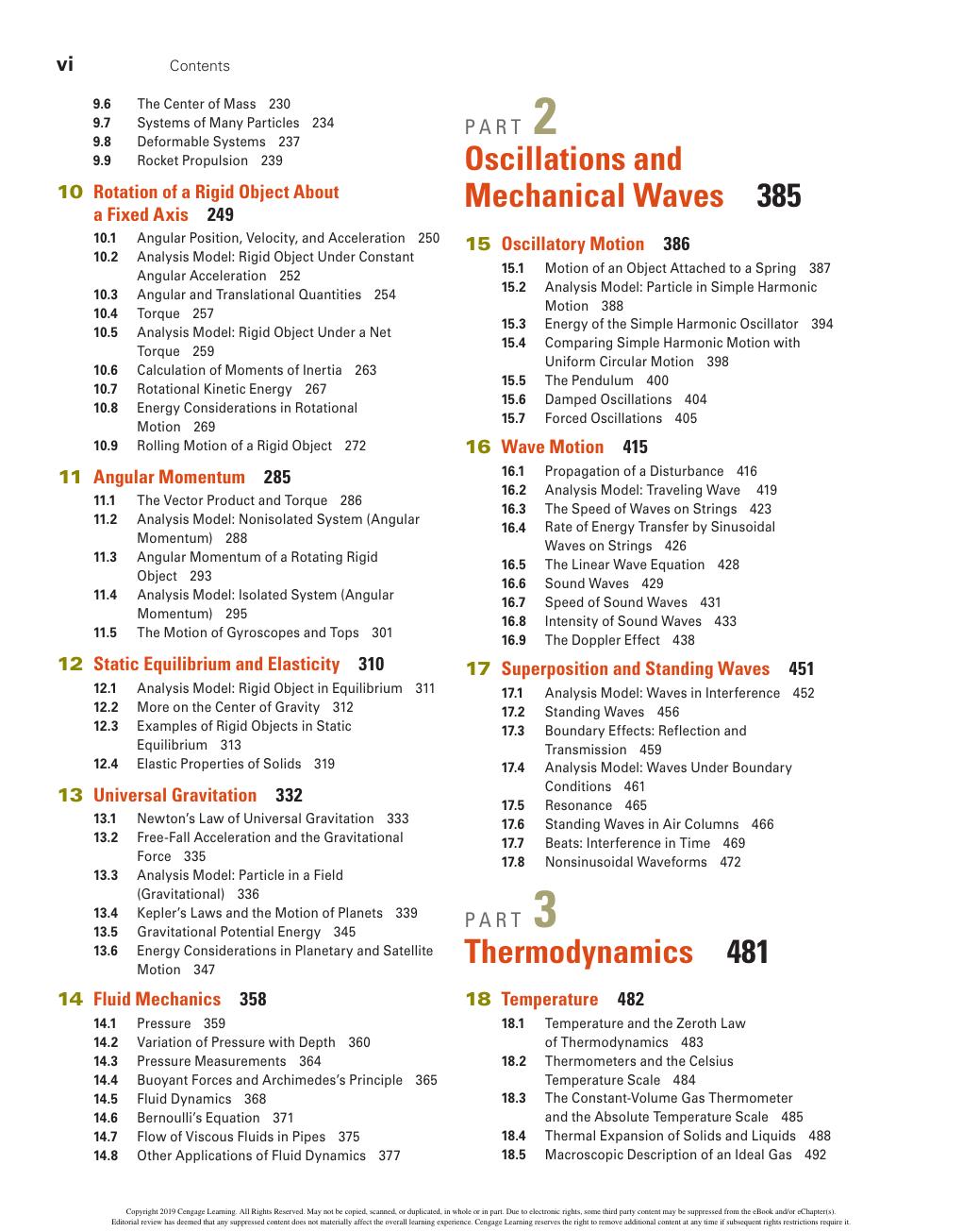 Preview page 8 of Physics for Scientists and Engineers 10th Edition By Serway, Jewett