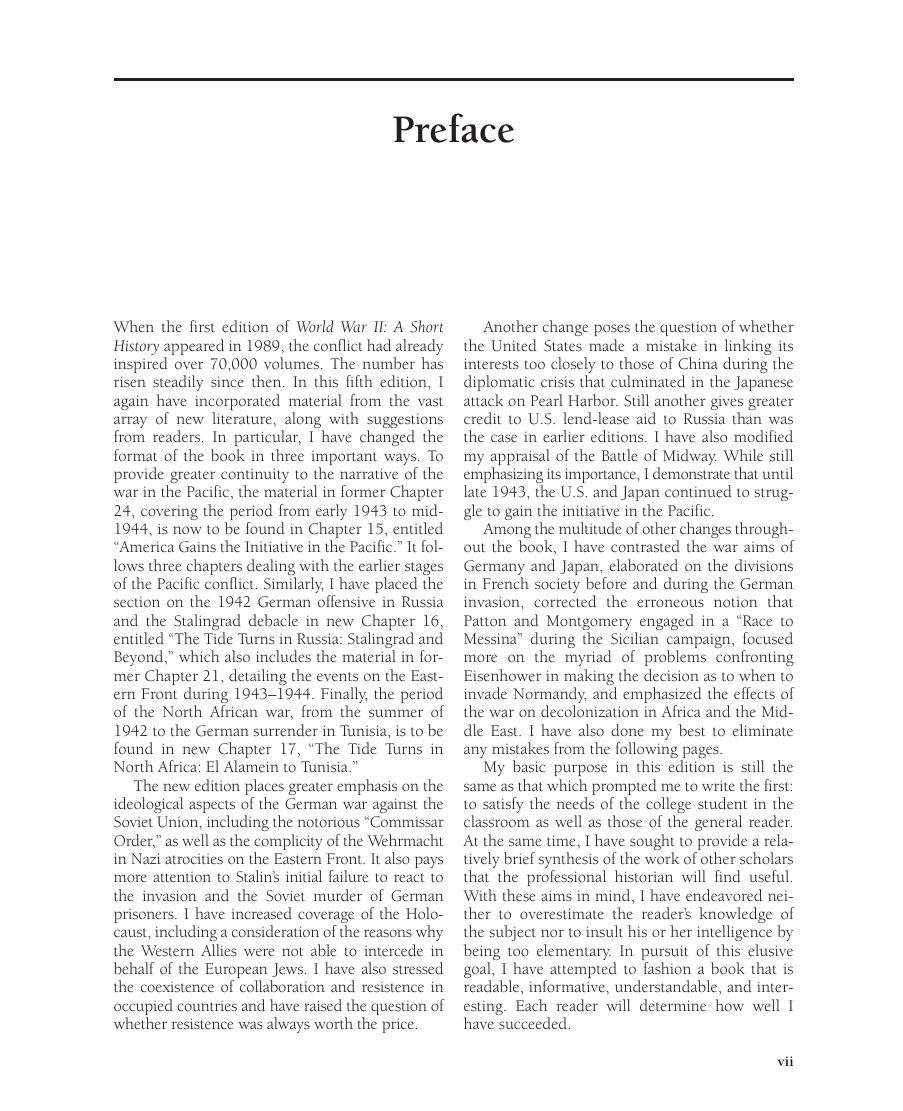 Preview page 10 of World War II A Short History 5th Edition By Michael Lyons