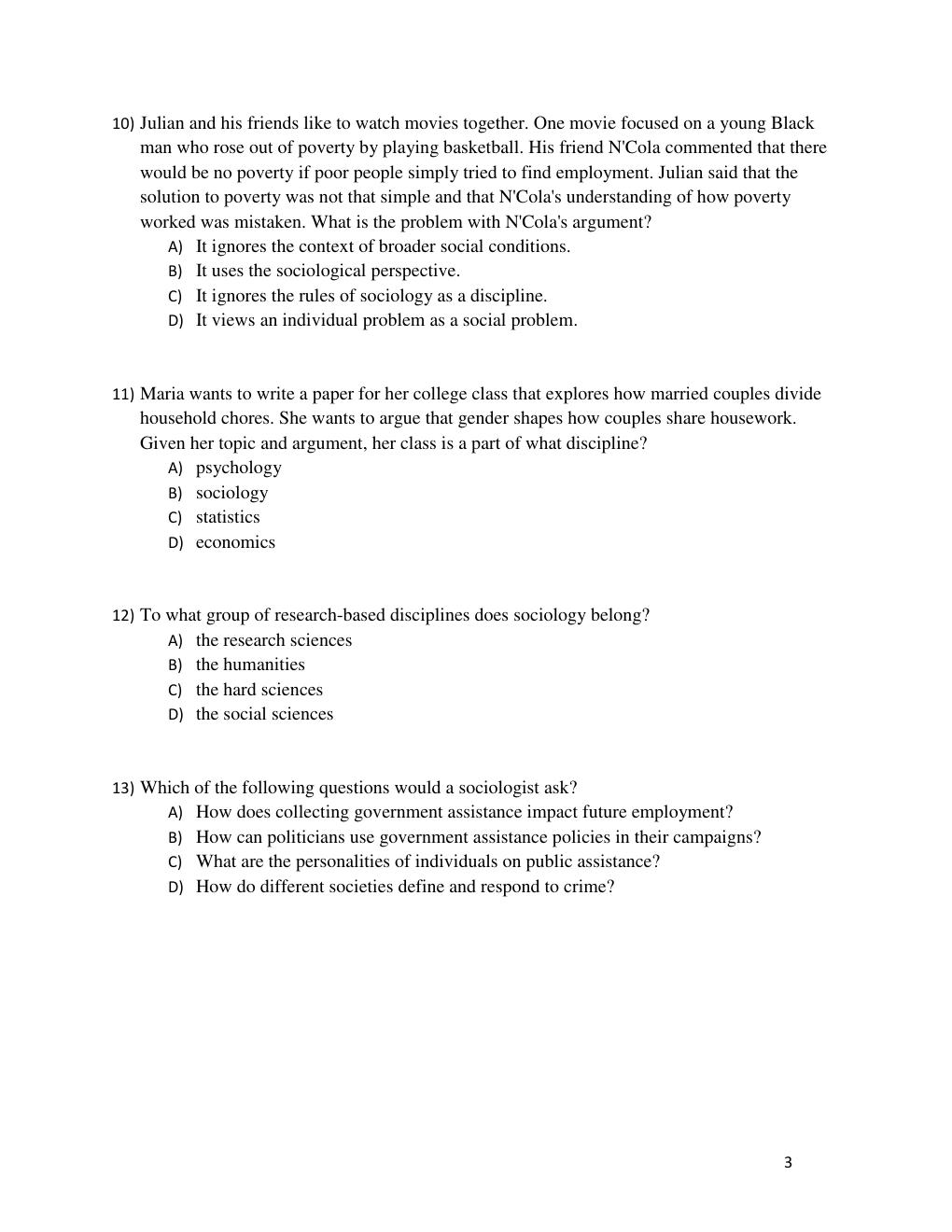 Preview page 3 of TEST BANK Experience Sociology 5th Edition By David Croteau