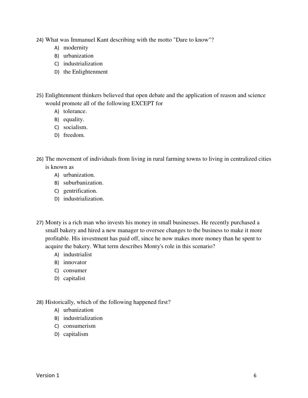 Preview page 6 of TEST BANK Experience Sociology 5th Edition By David Croteau
