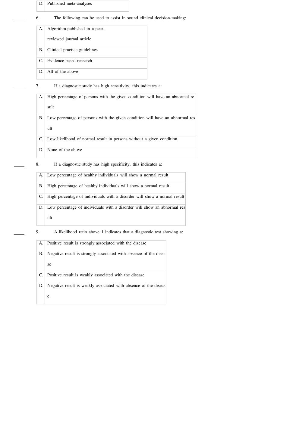 Preview page 4 of TEST BANK FOR Advanced Assessment InterpretingFindings and Formulating Differential Diagnoses 5th Edition Goolsby Chapte