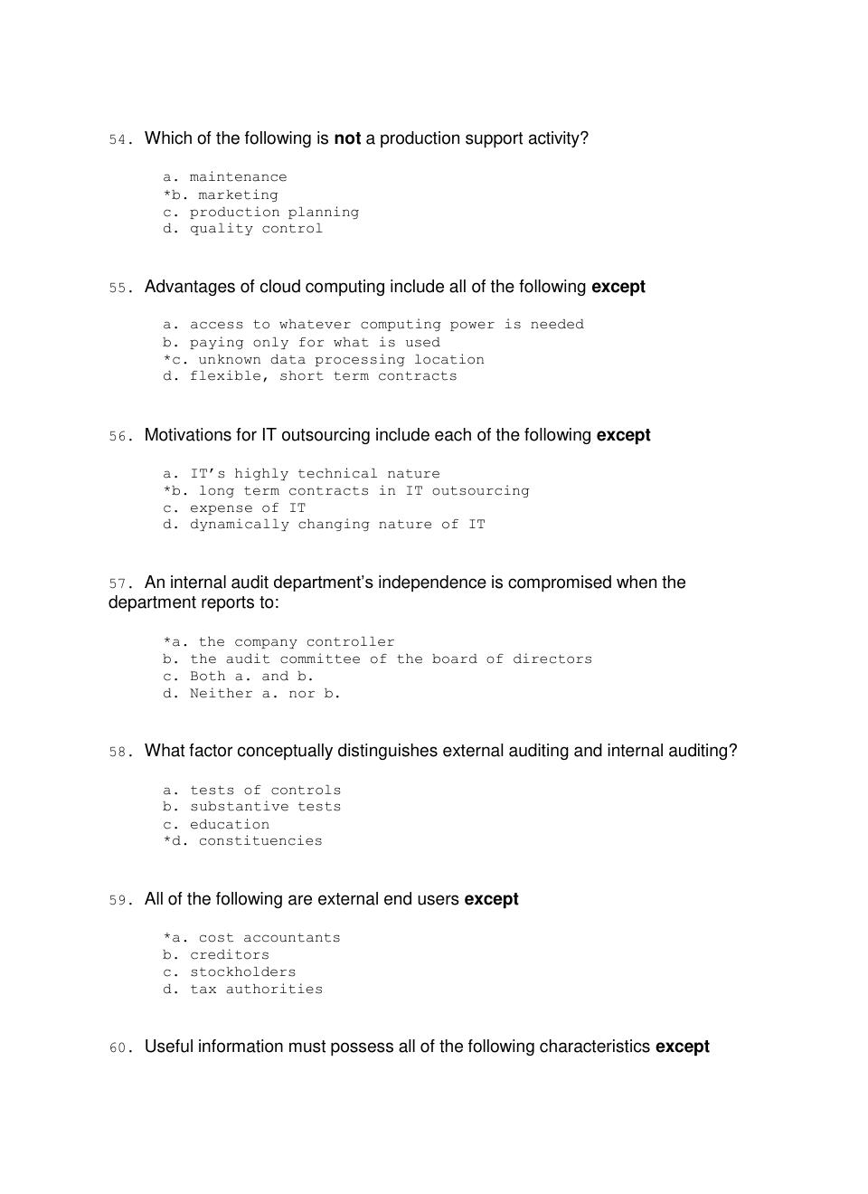 Preview page 9 of Test Bank For Accounting Information Systems 10th Edition By James A. Hall