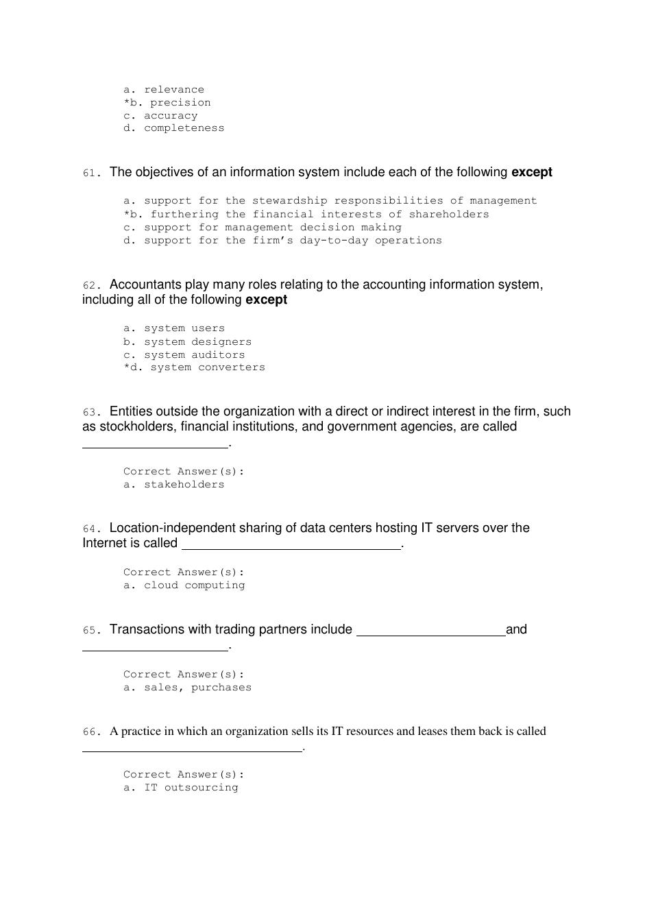 Preview page 10 of Test Bank For Accounting Information Systems 10th Edition By James A. Hall
