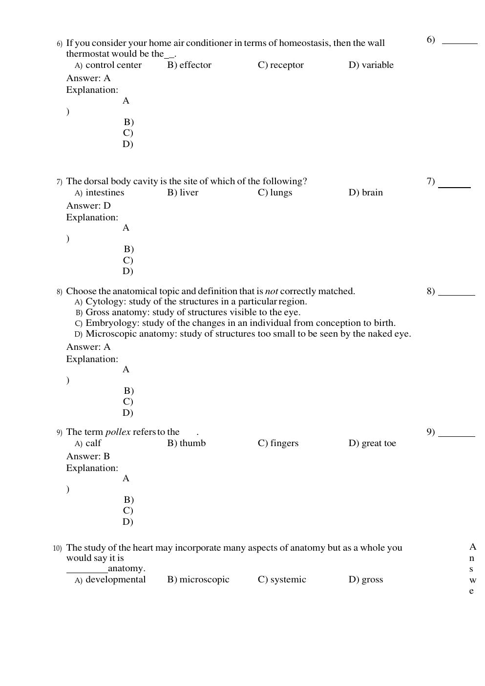 Preview page 4 of Clinically Oriented Anatomy 8th Edition Moore Test Bank