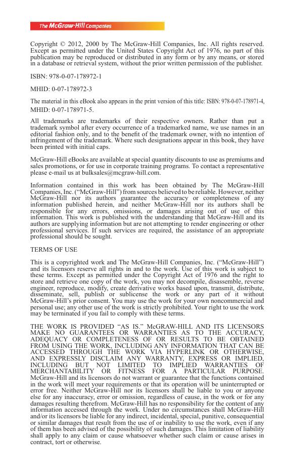Preview page 6 of Geotechnical Engineers Portable Handbook 2nd Edition By Robert W. Day