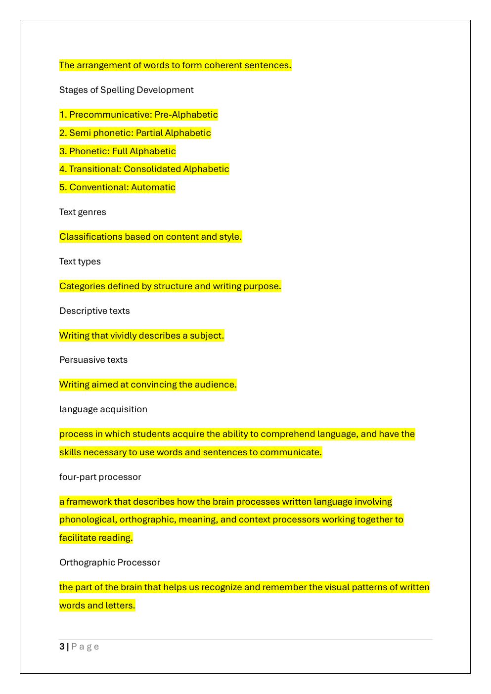 Preview page 3 of WGU D677- ELEMENTARY LITERACY  CURRICULUM EXAM