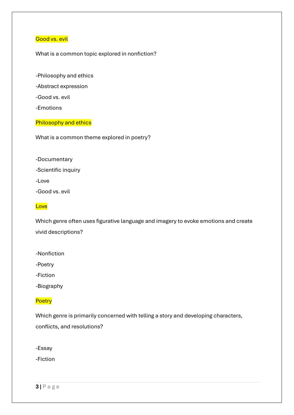 Preview page 3 of WGU D677 PRE OA EXAM