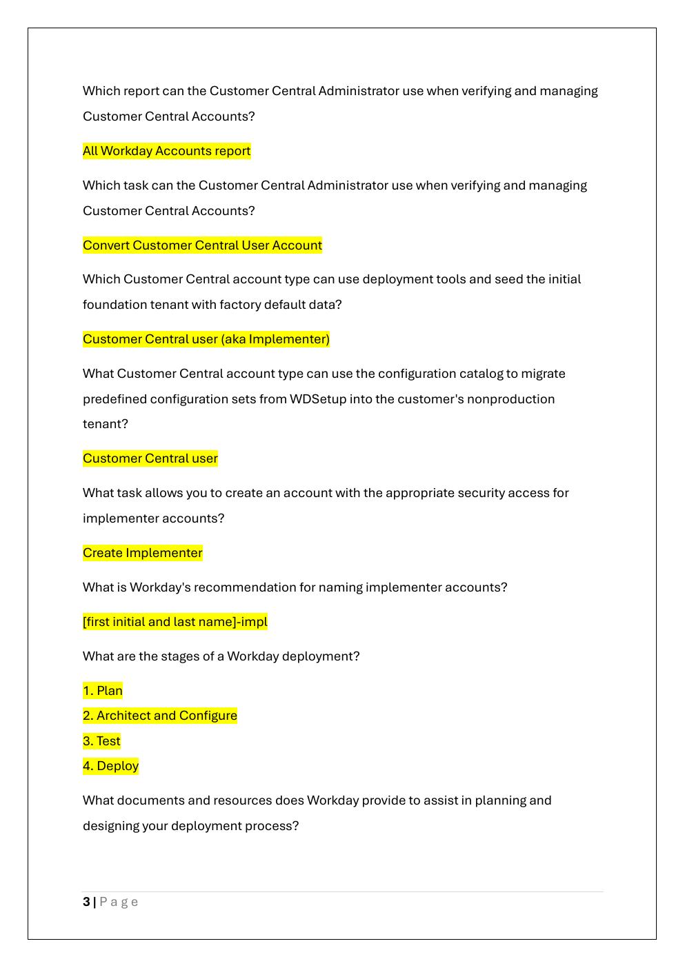 Preview page 3 of WORKDAY DATA MANAGEMENT (HCM) AND  DATA LOADING