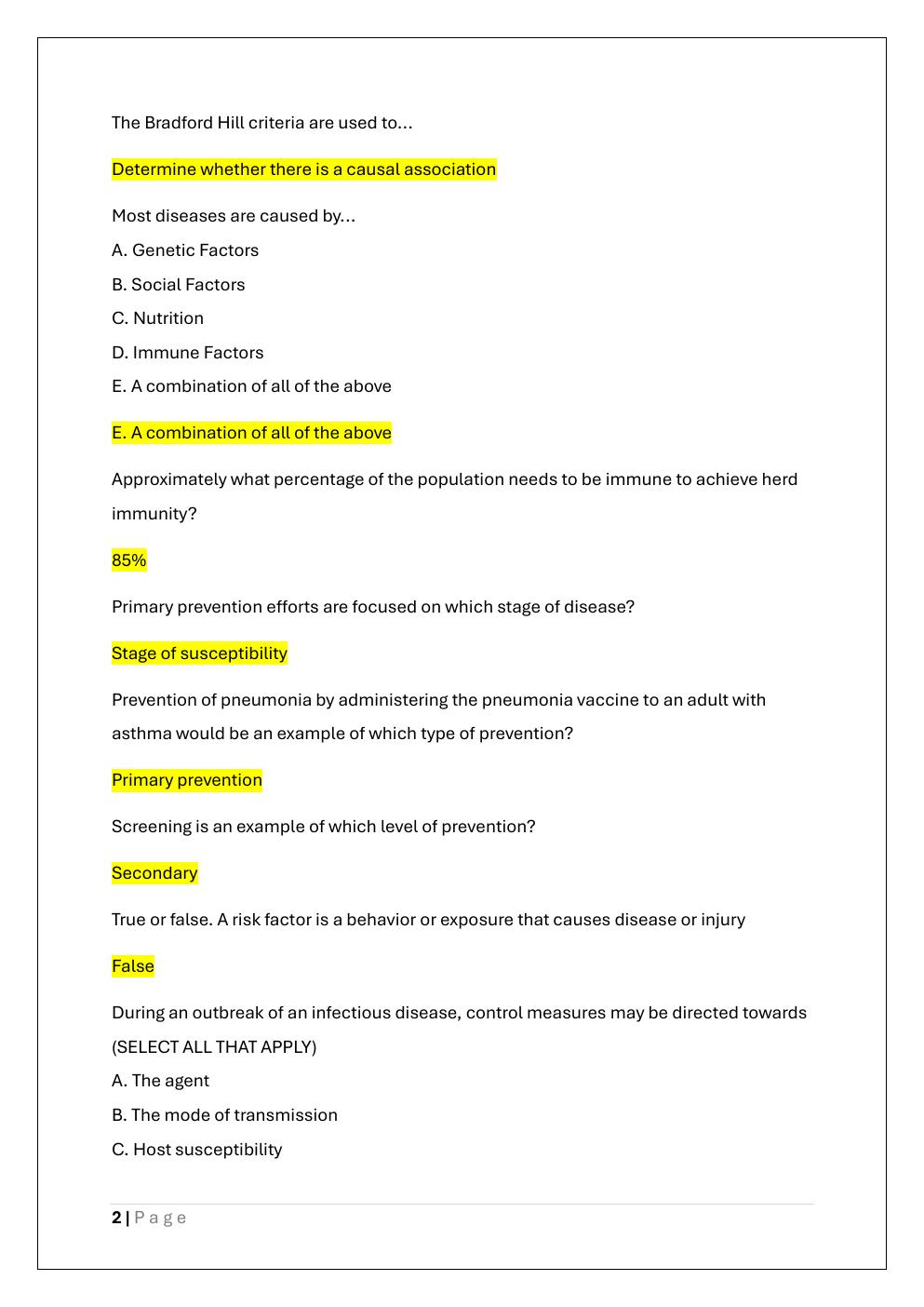 Preview page 2 of NSG-522 FINAL EXAM COMPREHENSIVE  STUDY GUIDE