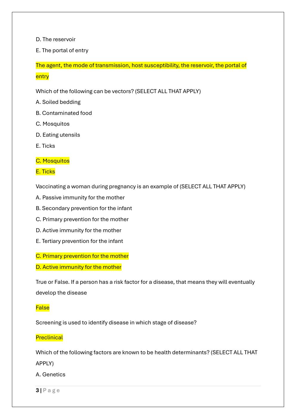 Preview page 3 of NSG-522 FINAL EXAM COMPREHENSIVE  STUDY GUIDE