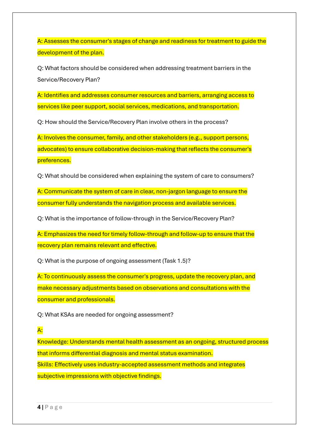 Preview page 4 of MHACBO QMHP EXAM