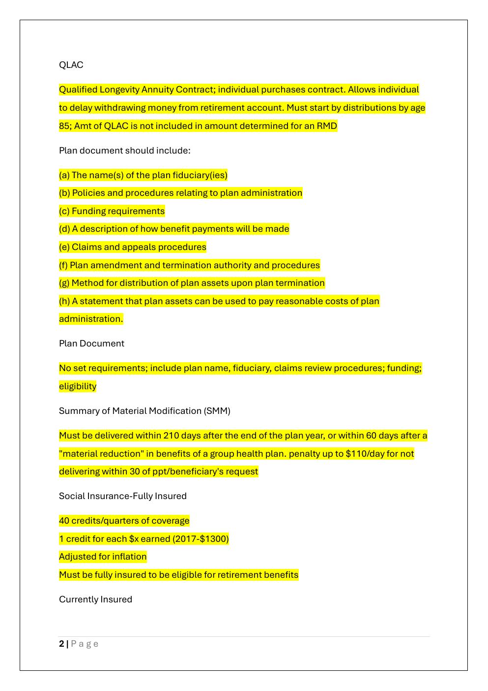 Preview page 2 of CEBS: GBA/RPA 3 (NEW CURRICULUM) EXAM  PREP