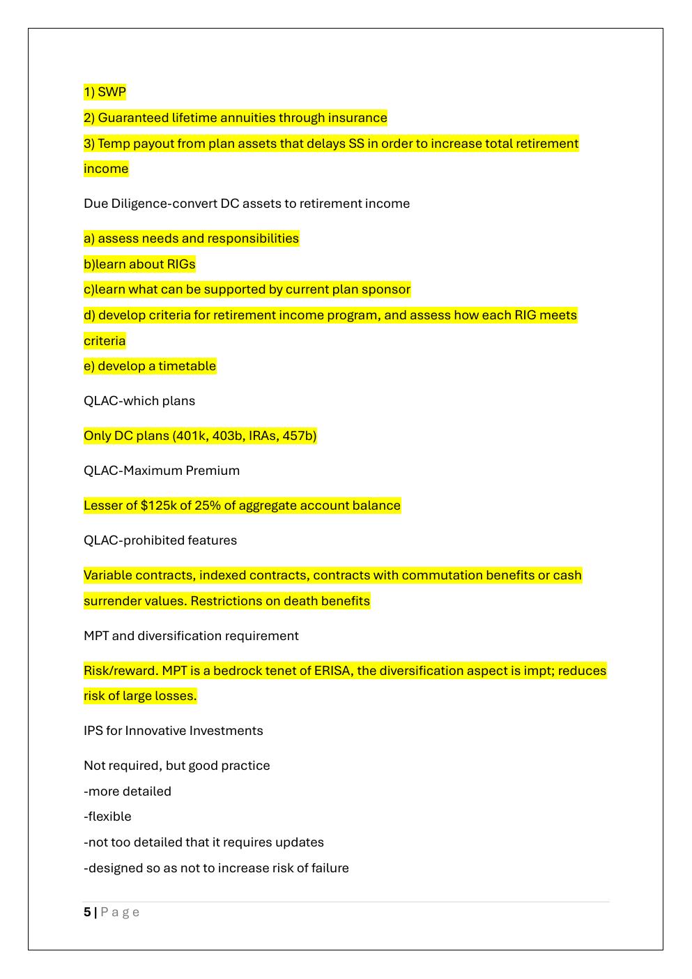 Preview page 5 of CEBS: GBA/RPA 3 (NEW CURRICULUM) EXAM  PREP