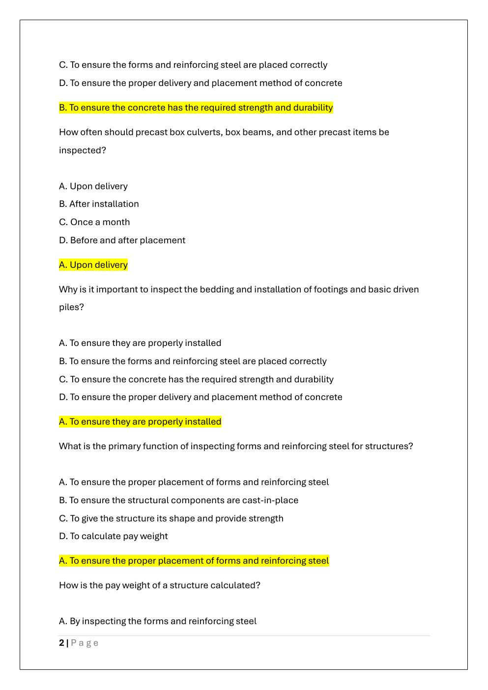 Preview page 2 of NICET LEVEL 2 EXAM PREP AND PRACTICE  EXAM
