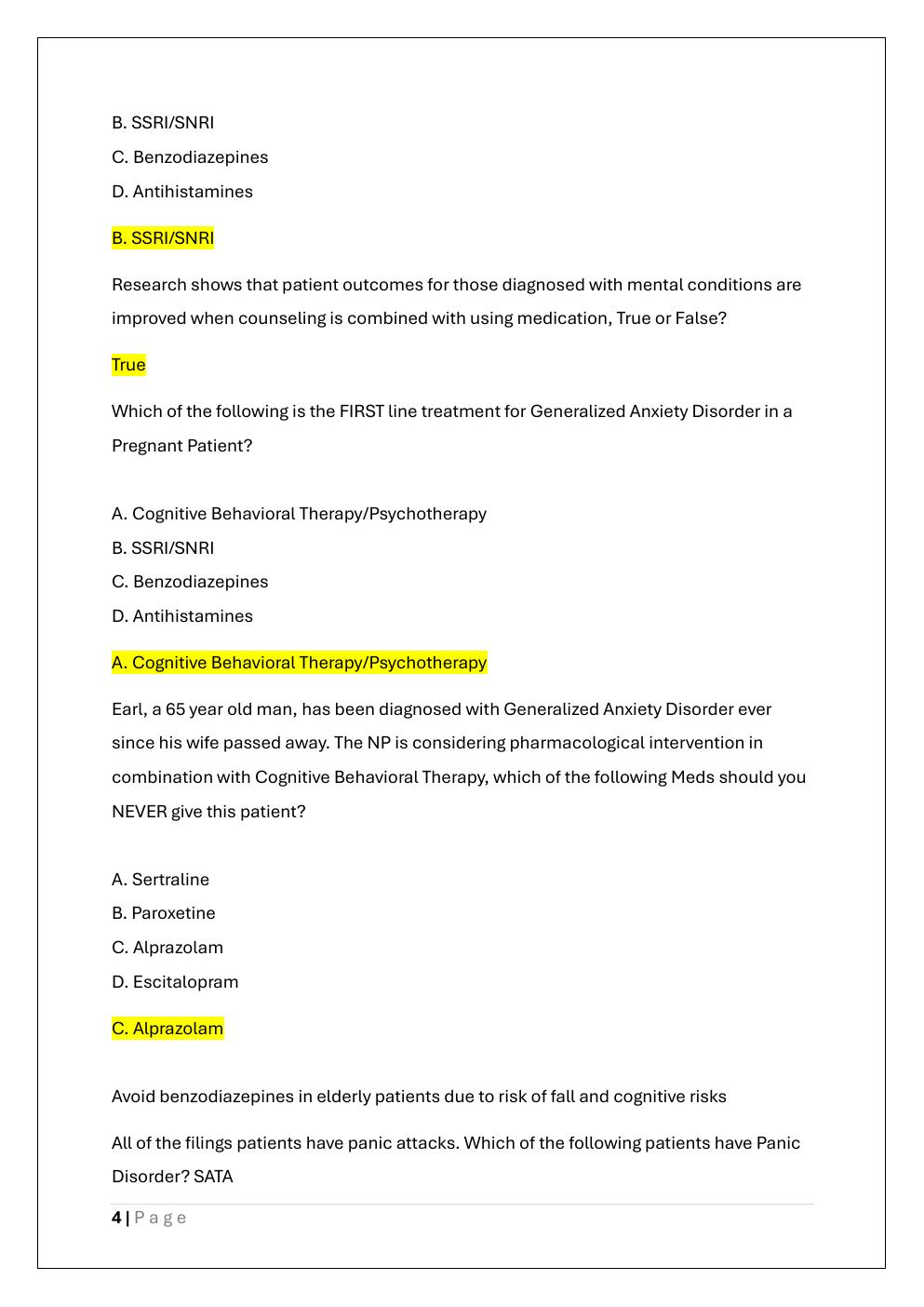 Preview page 4 of FINAL PRACTICE TEST FOR NURS 5434  FAMILY III