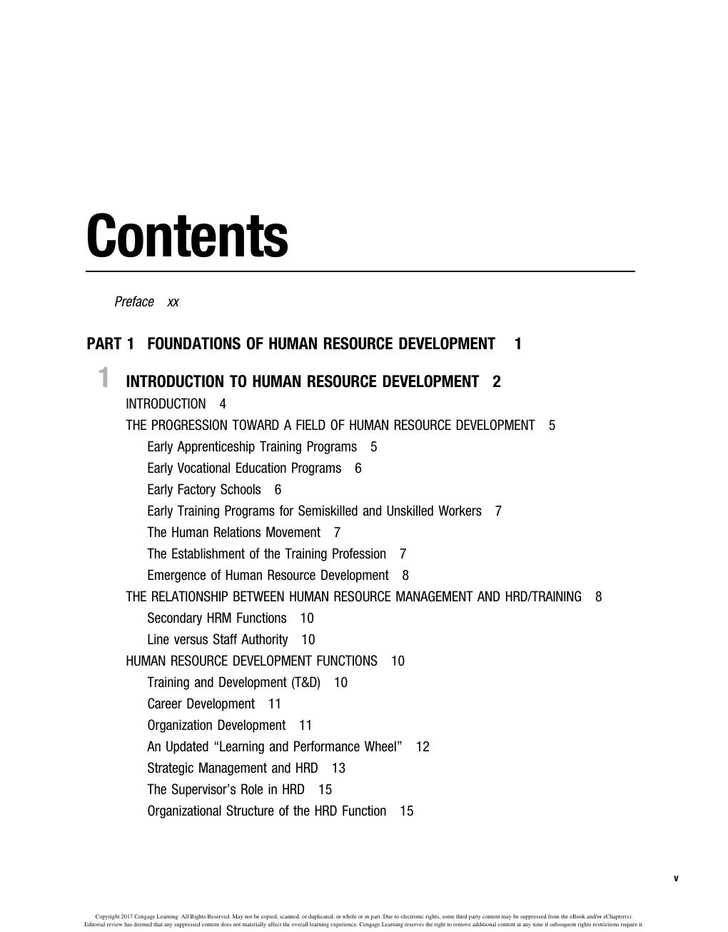 Preview page 7 of Human Resource Development 7th Edition by Jon Werner