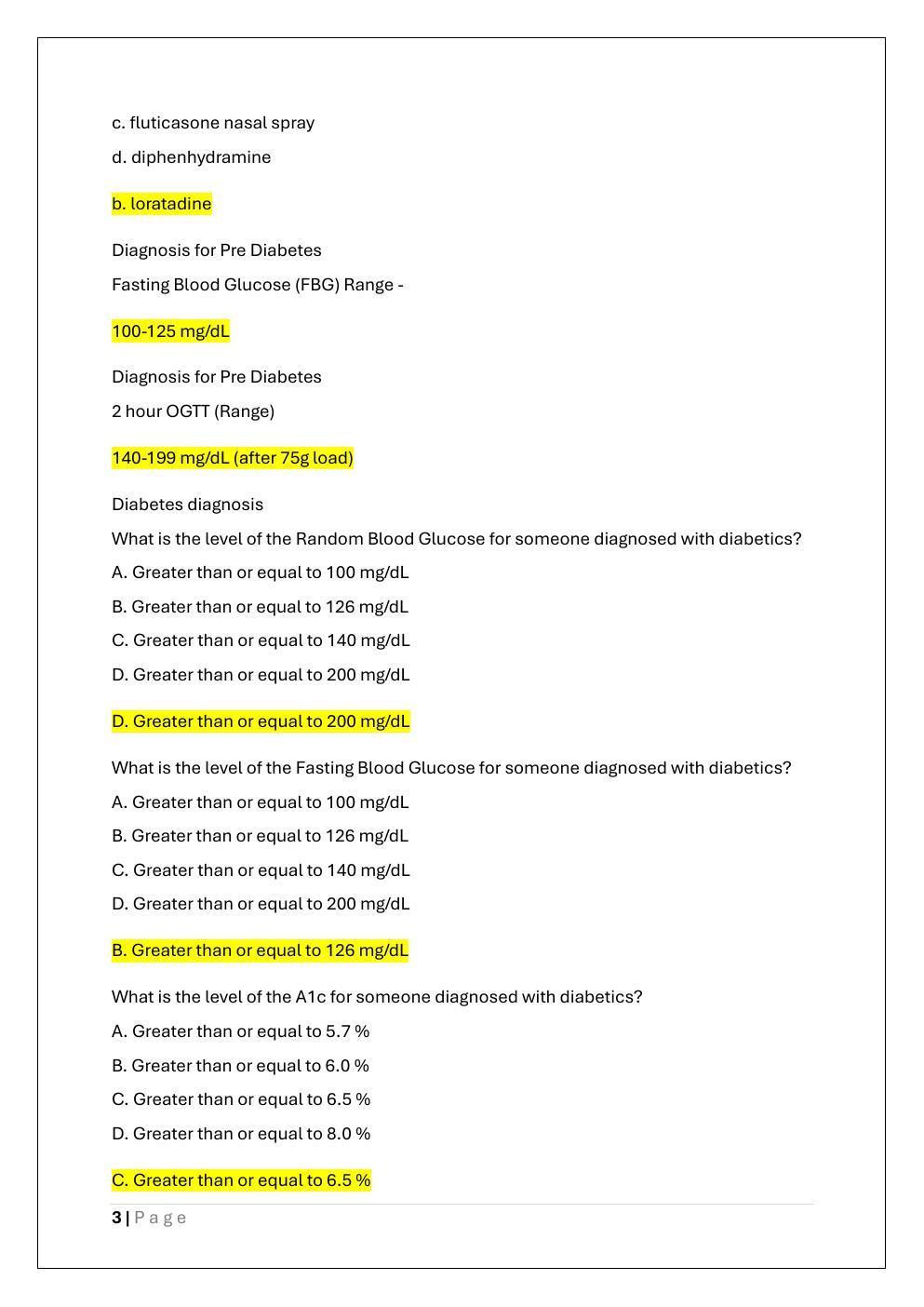 Preview page 3 of NURS 5433 FAMILY II FINAL PRACTICE EXAM