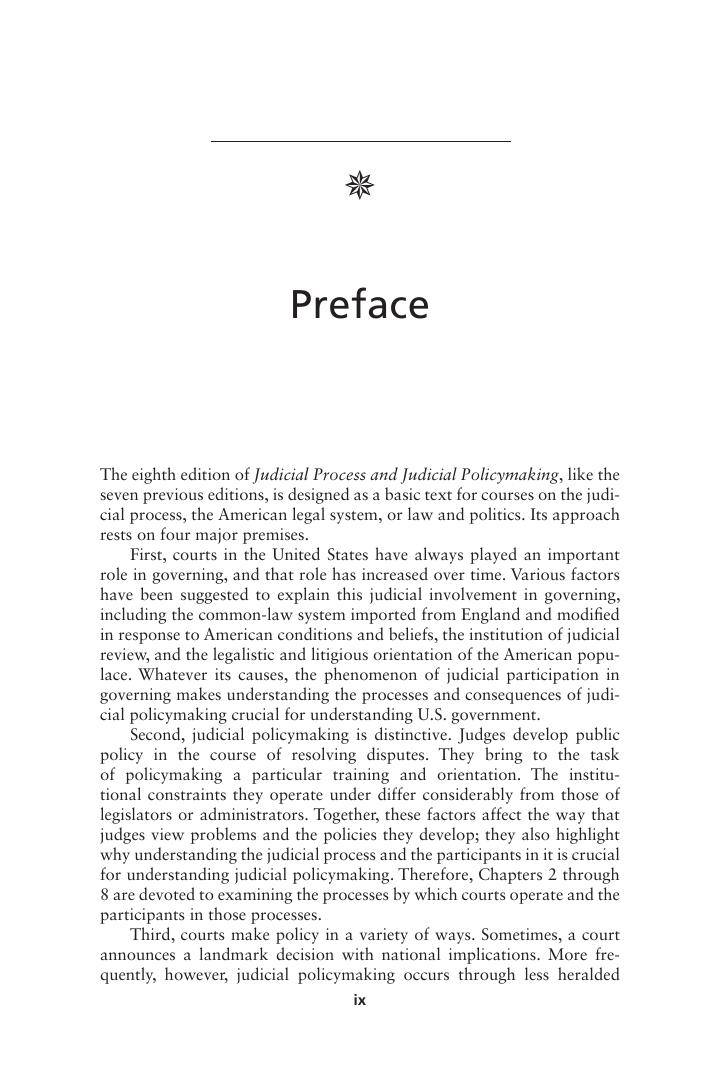 Preview page 10 of Judicial Process and Judicial Policymaking 8th Edition by Alan Tarr
