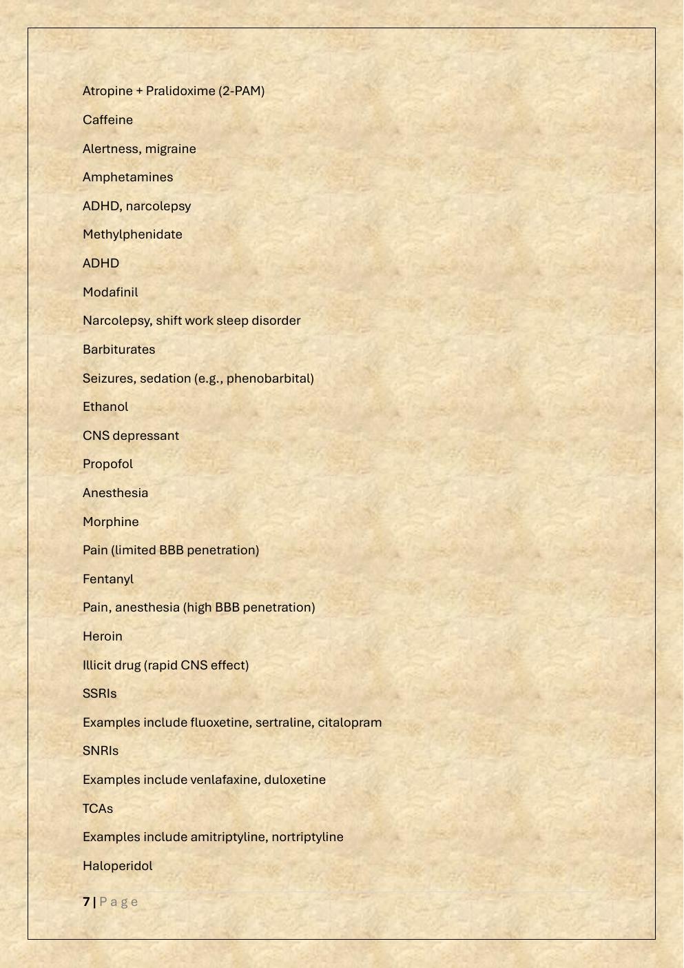 Preview page 7 of WGU D116 ADVANCED PHARMACOLOGY  STUDY GUIDE EXAM