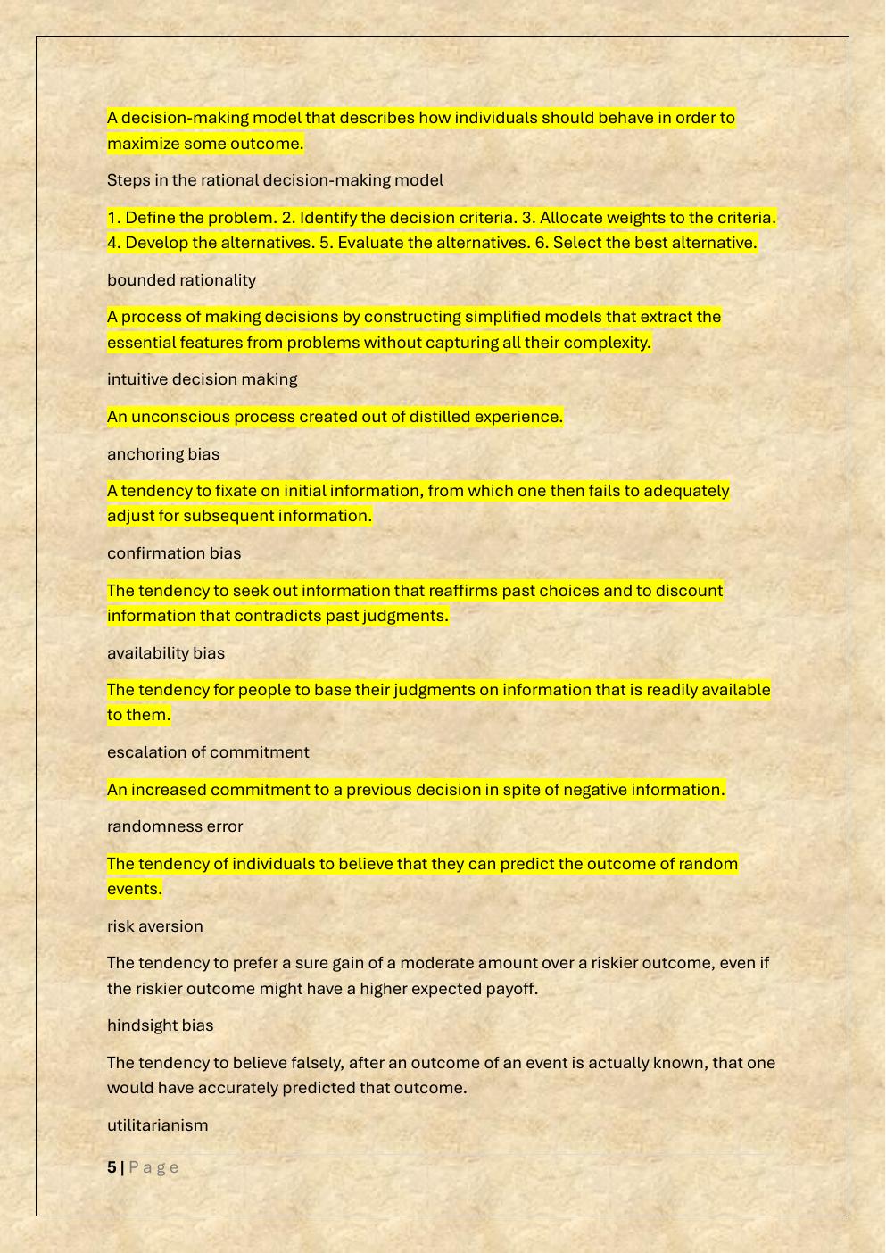 Preview page 5 of WGU C715 ORGANIZATIONAL BEHAVIOR  EXAM