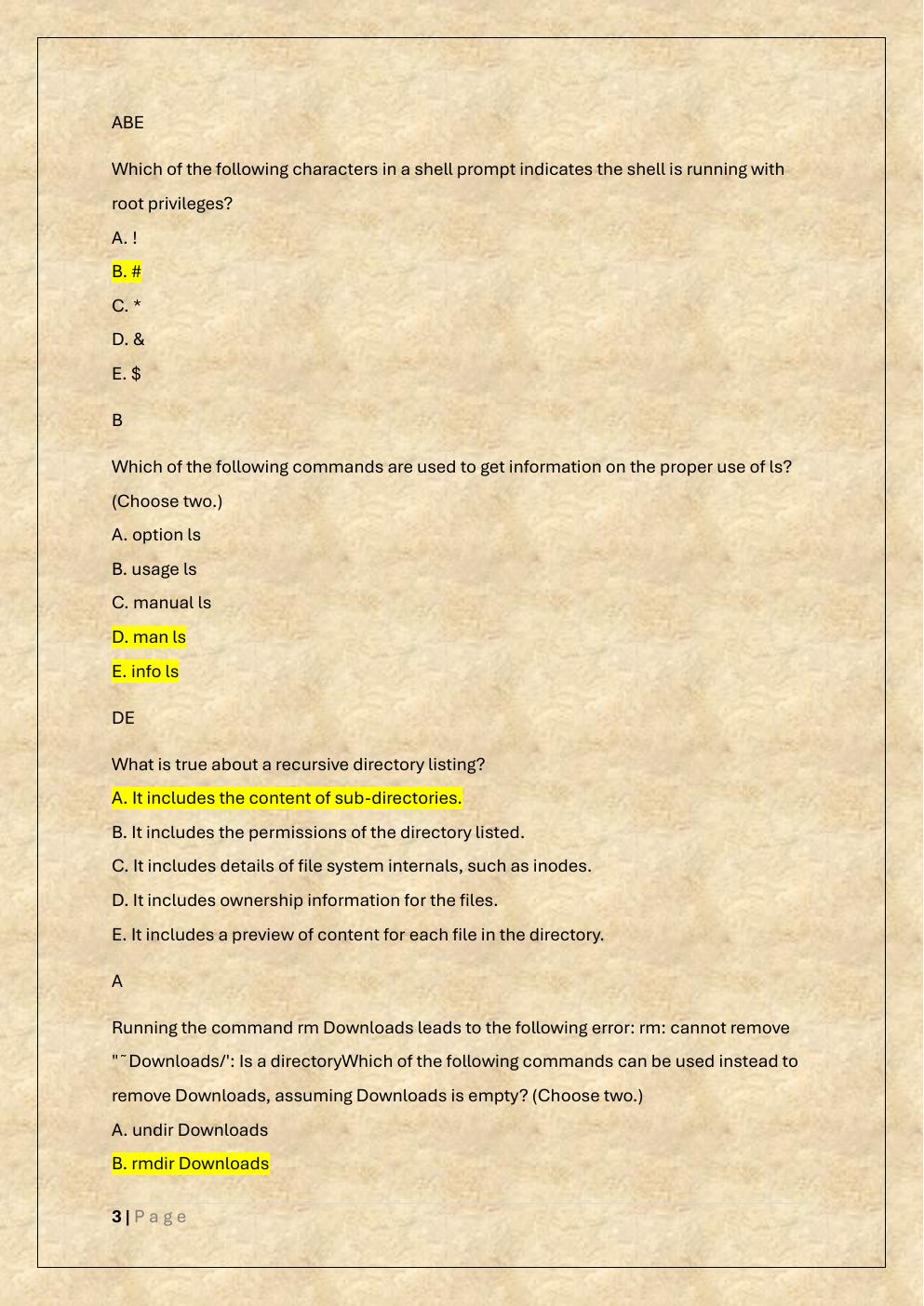 Preview page 3 of WGU C851(LINUX FOUNDATION) EXAM