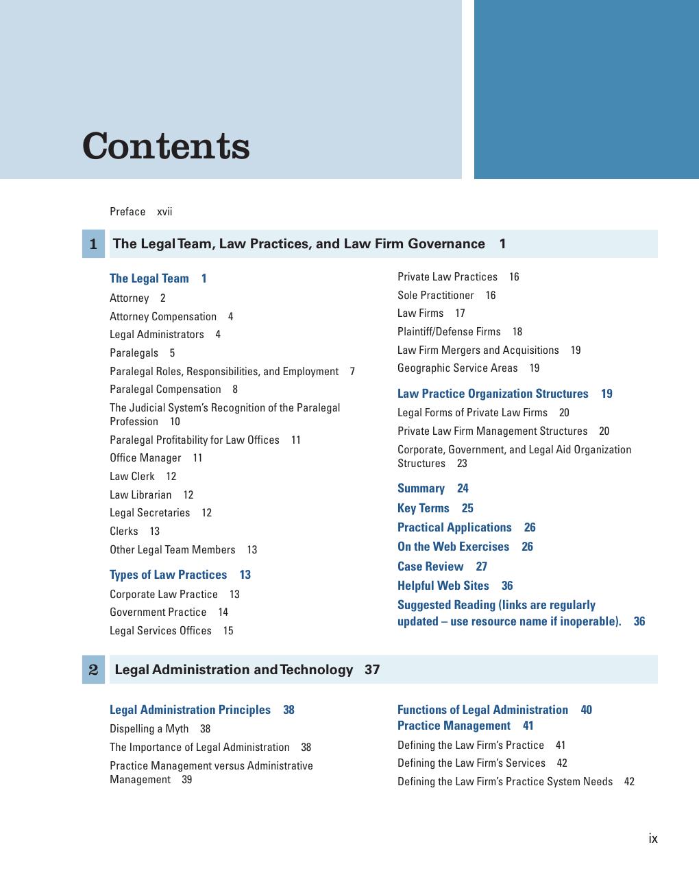 Preview page 10 of Law Practice Management 5th Editions by Cynthia Traina Donnes