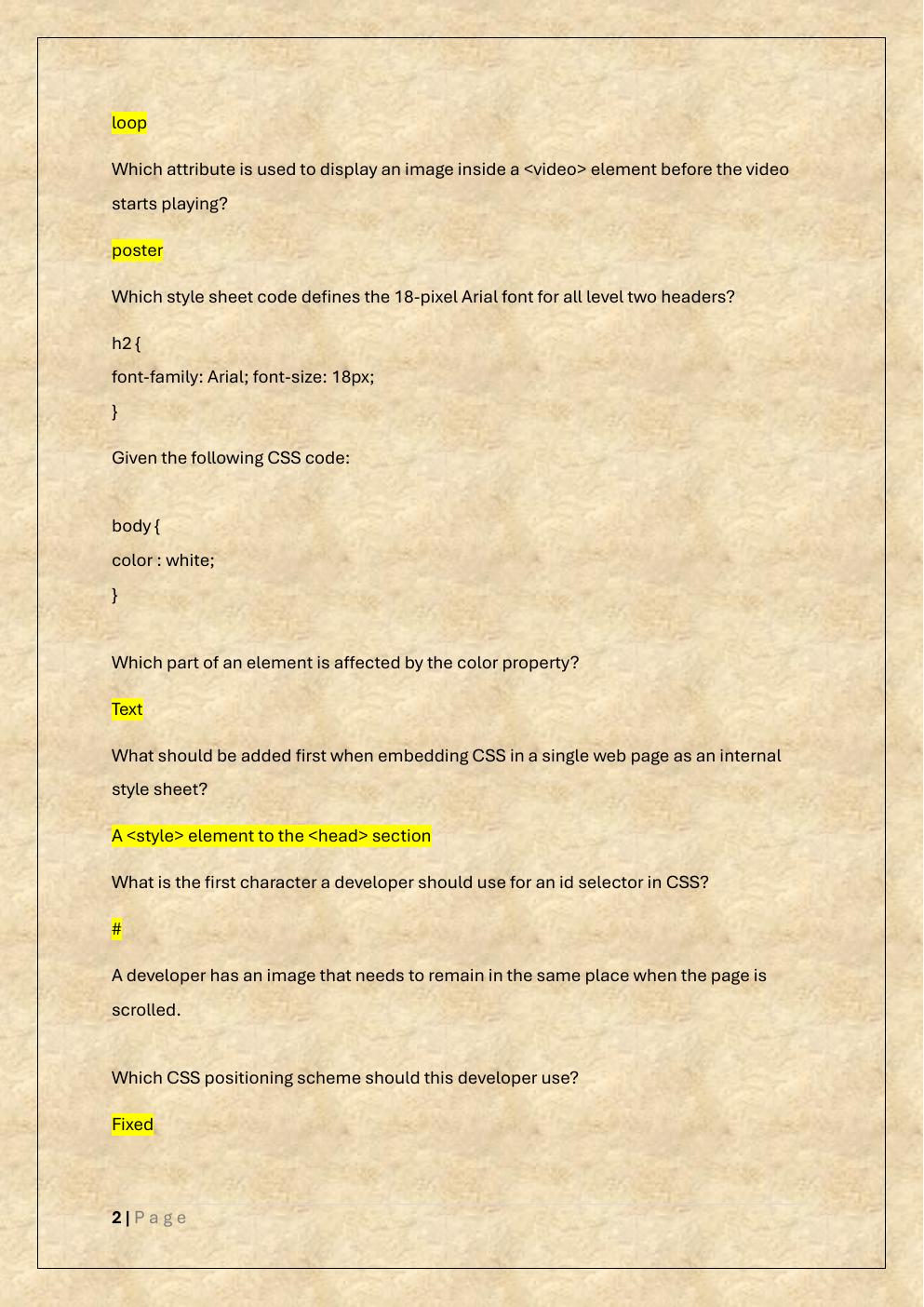 Preview page 2 of WGU C777 OBJECTIVE ASSESSMENT