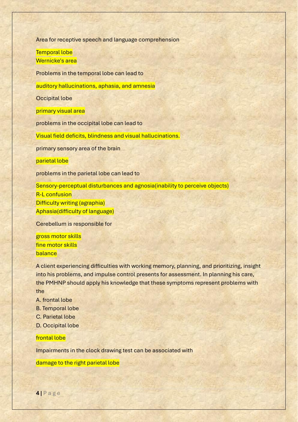 Preview page 4 of GEORGETTE REVIEW PMHNP EXAM