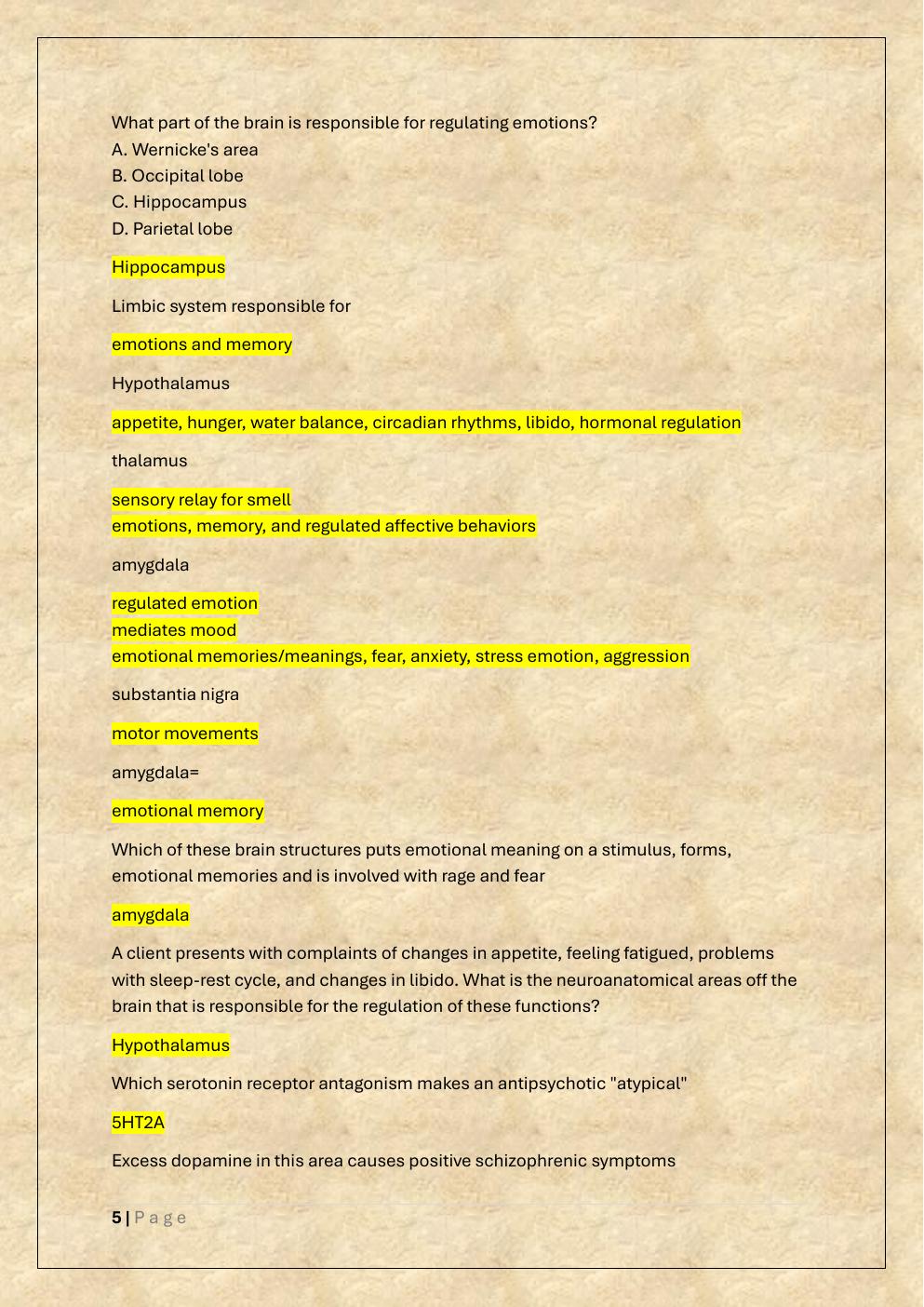 Preview page 5 of GEORGETTE REVIEW PMHNP EXAM